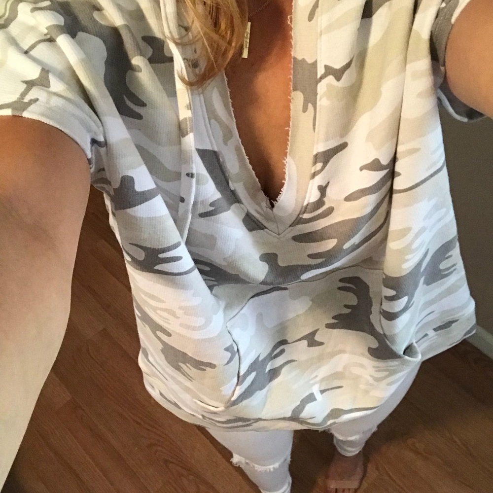 Last 🍁White wash Camo hoodie - Picture 3 of 8